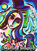 Jewish Wedding abstract original fine art by artist Martina Shapiro