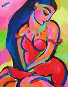 sensual curves original painting arte contemporanea