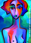 silent nude original painting